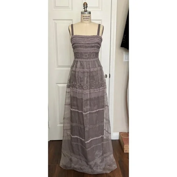 sachin and babi light blue dress Temperley London | Dresses | Temperley London Cambon Embellished  Silkorganza Gown Gray Nwt